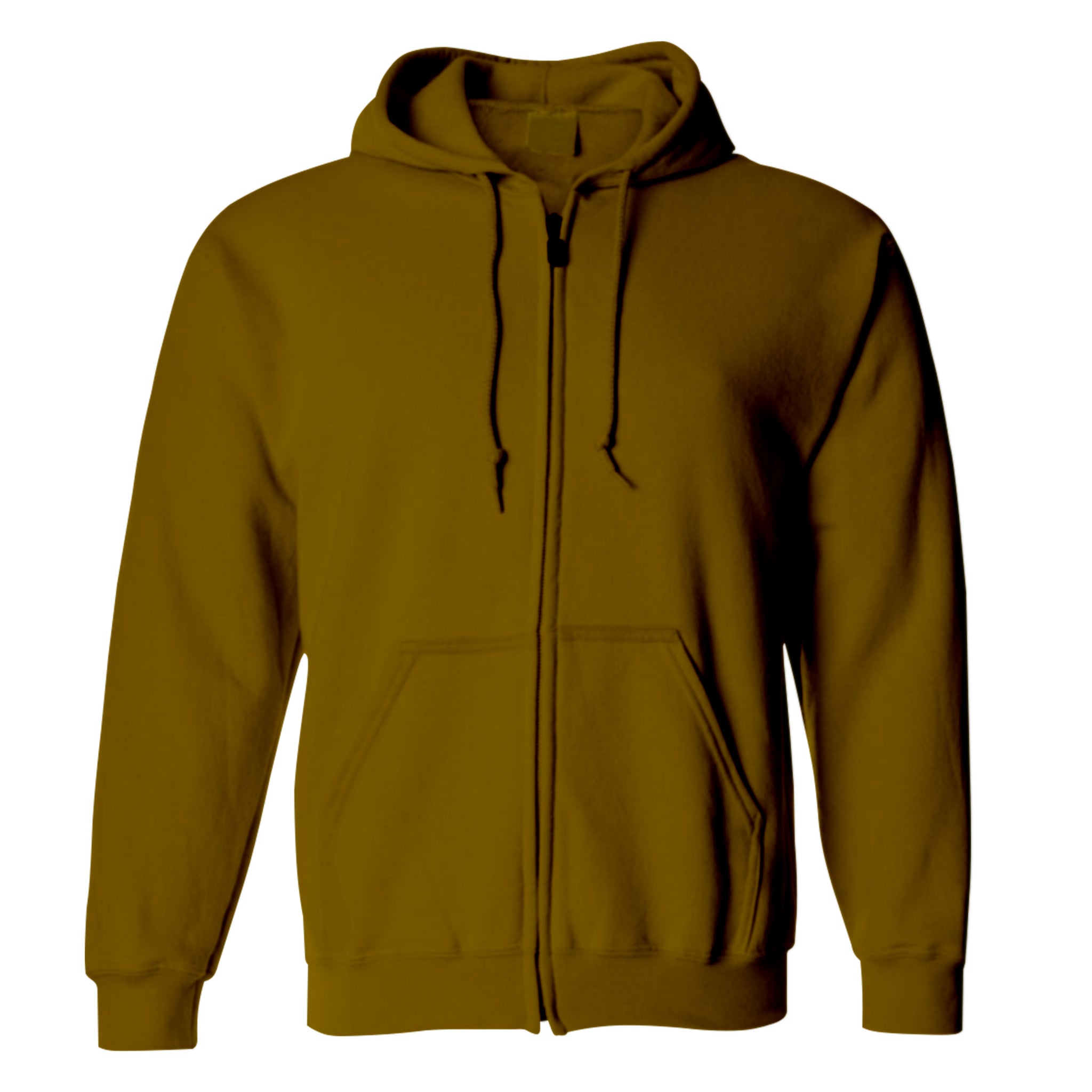 Zipper Brown Hoodie