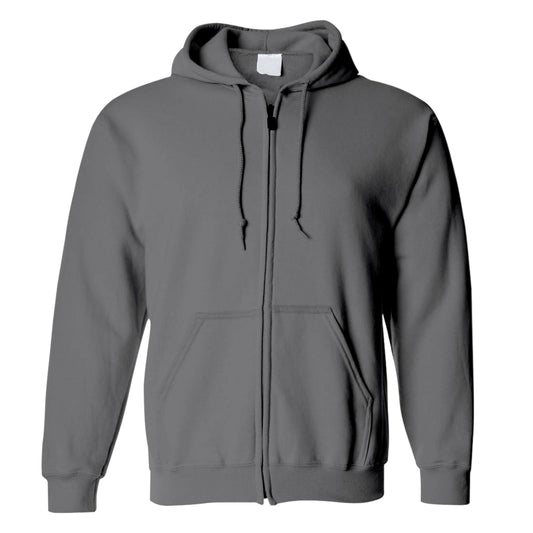 Zipper Grey Hoodie