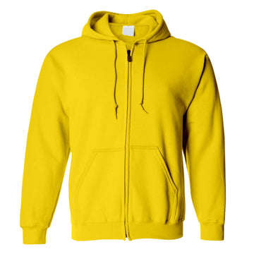 Zipper Yellow Hoodie